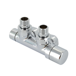 Multiblock Eck, re. Typ P 1/2AGx3/4KV, edelstahl