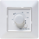 Zeitschalter mit Rahmen für Heizstab IHE, Alu-Optik