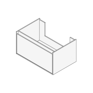 Unterbau GROOVE 80 x 40 x 45-55 cm