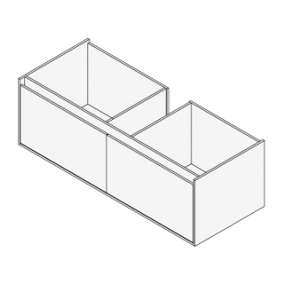Unterbau GROOVE 130 x 40 x 45-55 cm