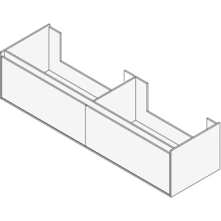 Unterbau GROOVE 180 x 40 x 45-55 cm