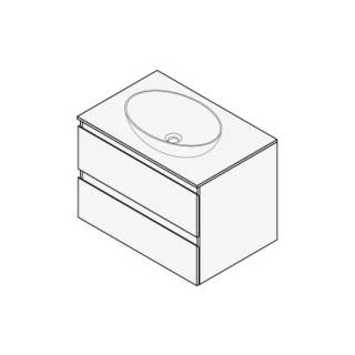 Unterbau FOGO 60 x 50 x 45-55 cm