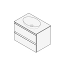 Unterbau FOGO 60 x 50 x 45-55 cm