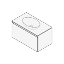 Unterbau FOGO 80 x 45 x 45-55 cm