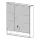 Spiegelschrank SCANA UP 90,4 x 85 x 14,8 cm