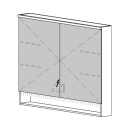 Spiegelschrank SCANA UP 100,4 x 85 x 14,8 cm