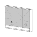 Spiegelschrank SCANA UP 120,4 x 85 x 14,8 cm