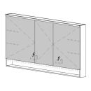 Spiegelschrank SCANA UP 150,4 x 85 x 14,8 cm
