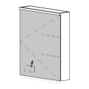 Spiegelschrank CARINO AP 50,4 x 70,4 x 14,8 cm
