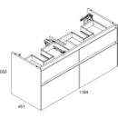 Waschtischmöbel Alterna dinea plus