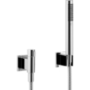 Handbrausengarnitur, mit Rosetten, Ventil, Hebel