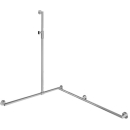 Duschhandlauf HEWI S900 96.5 x 125 x  118.5 cm