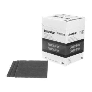 Reinigungspad ADESIO 3M Scotch-Brite Hand Pad, rot, Pack à 20 Stk. Schleiffmittel, nicht gewoben