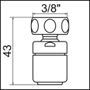 CASCADE® SLC® Strahlregler mit...