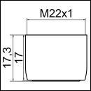 CRYSTAL Laminar Strahlregler verchromt M22X1 01260690