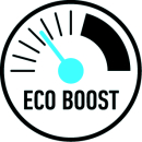 Duschbrause Eco Tre schwarz matt 1/2" / 3...