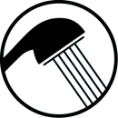 Duschbrause Asby Air verchromt 1/2" / 3 STRAHL/JETS...