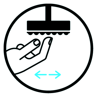 Duschpaneel Palea Aluminium verchromt 116 CM / 2 STRAHL/JET 08335841