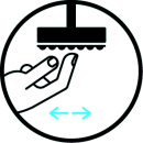 Duschpaneel Palea Aluminium verchromt 116 CM / 2...