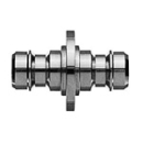 Doppelkupplungsnippel Messing verchromt 12435098