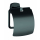 WC-Papierhalter Quinto schwarz matt 14 X 4.8 X 14.5 CM 45272003