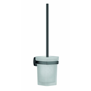 WC-Bürstengarnitur Quinto schwarz matt 12 X 9.3 X 37.3 CM 45272031