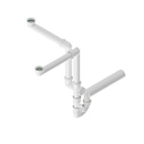 Spültisch-Garnitur 2-teilig Kunstst. ws. Anschl....