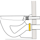 Stülpdichtung für Wand WC EPDM-Schwarz, z...
