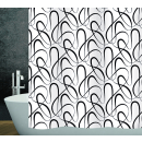 Duschvorhang Textil Swing - black 240 X 180 CM 81000256