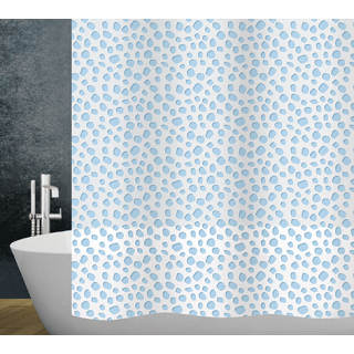 Duschvorhang PEVA Pebble - blue 180 X 200 CM 81010108