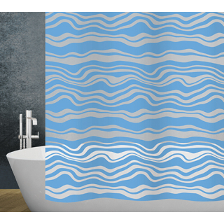 Duschvorhang PEVA Onda - blue 180 X 200 CM 81010134