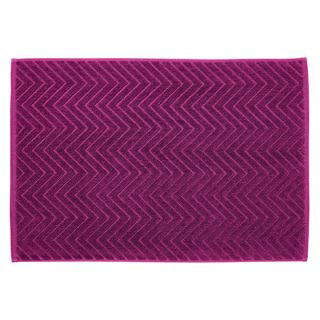 Frottiervorleger Chevron terra, 100% Baumwolle ~ 50 X 70 CM 81200102