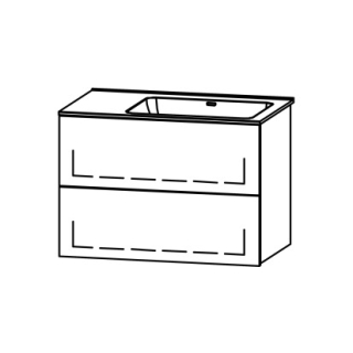 Möbelkombination Procasa Tre 80 80 x 55 x 50 cm