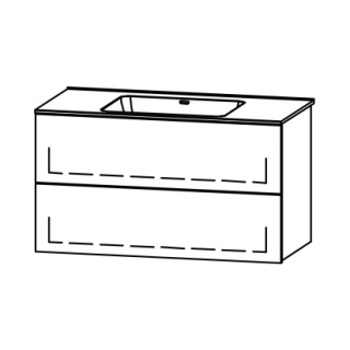 Möbelkombination Procasa Tre 100 100 x 55 x 50 cm