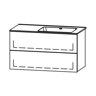 Möbelkombination Procasa Tre 100 100 x 55 x 50 cm