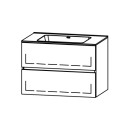 Möbelkombination Procasa Tre Line 80 80 x 55 x 50 cm