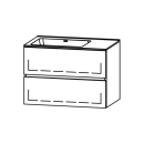 Möbelkombination Procasa Tre Line 80 80 x 55 x 50 cm