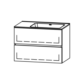 Möbelkombination Procasa Tre Line 80 80 x 55 x 50 cm