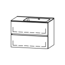 Möbelkombination Procasa Tre Line 80 80 x 55 x 50 cm