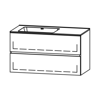 Möbelkombination Procasa Tre Line 100 100 x 55 x 50 cm