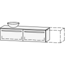 Möbelkombination Vanity Amana 151-200 x 42 x 50.5 cm