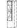 Hochschrank Vanity Amana 30-50 x 135-182.8 x 20-50 cm