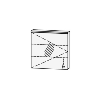 Spiegelschrank Procasa Cinque 70 70 x 71.9 x 14.1 cm