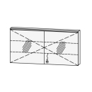 Spiegelschrank Procasa Cinque 140 140 x 71.9 x 14.1 cm