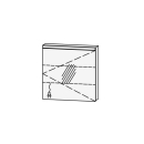 Spiegelschrank Vanity Cubo 2 70 x 73.2 x 14.1 cm