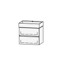 Möbelkombination Vanity Seto Line 60 59 x 50 x 44.5 cm