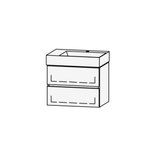 Möbelkombination Vanity Seto Line 65 64 x 50 x 44.5 cm