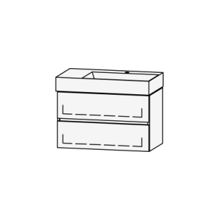 Möbelkombination Vanity Seto Line 81 80 x 50 x 45.5 cm