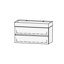 Möbelkombination Vanity Seto Line 102 101 x 50 x...