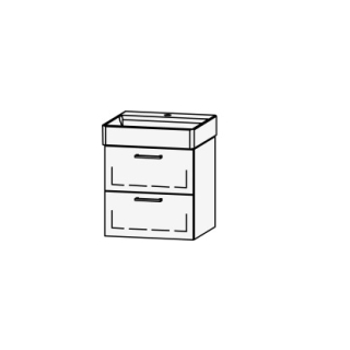 Unterbau Vanity DuraSquare 50 48.5 x 52 x 43.8 cm